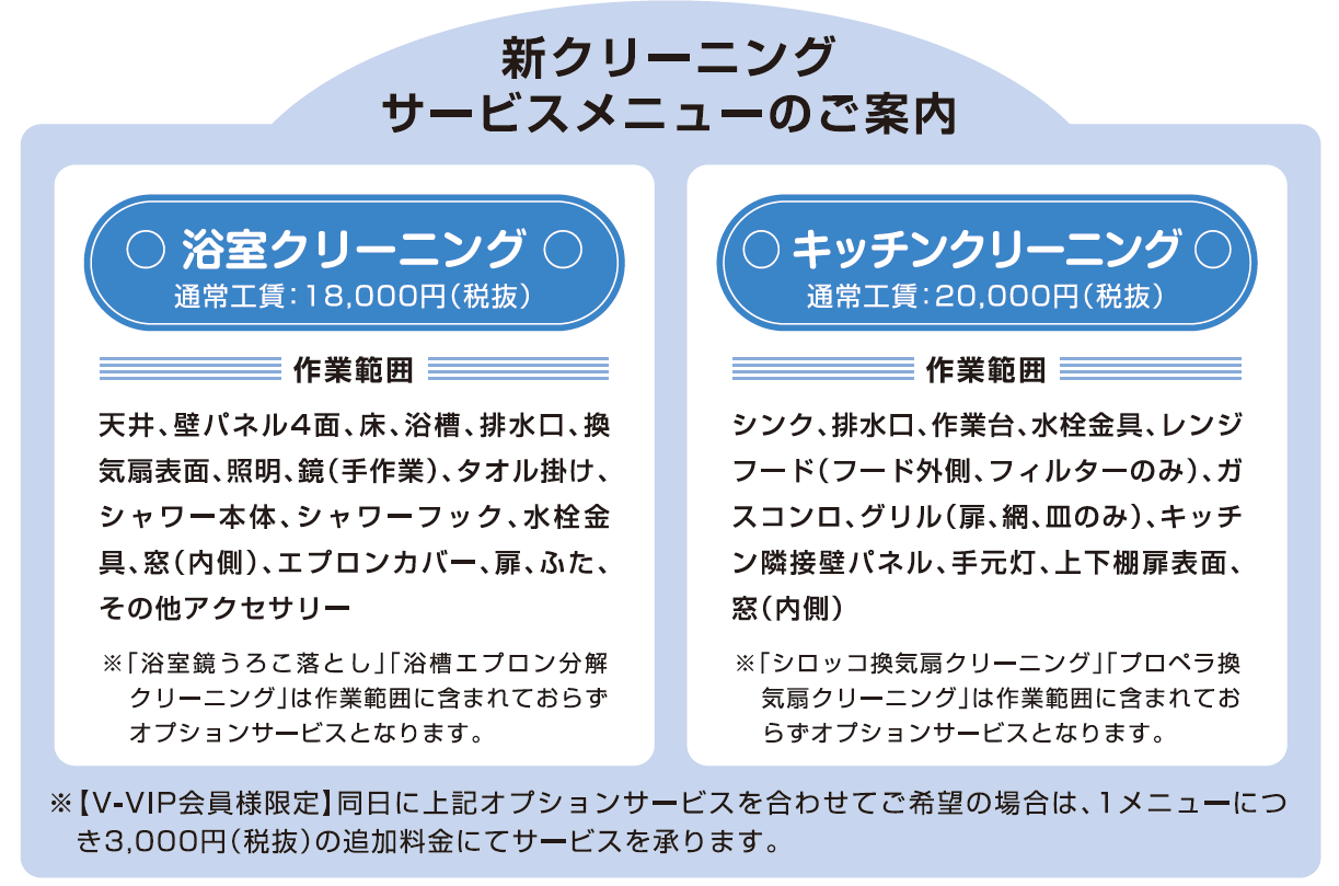 家事代行サービス終了及びV-VIP会員無料メニュー変更のお知らせ｜LOHAS